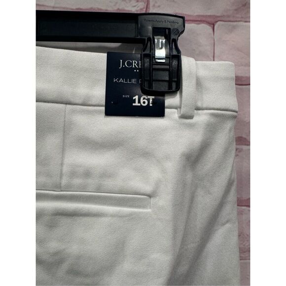 J Crew Kallie dress Pant white size 16t - Picture 6 of 8